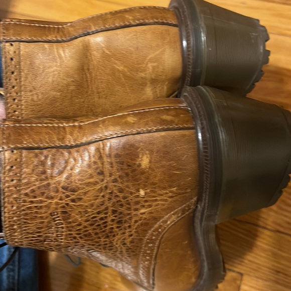 Dr. Martens MIE Granny Brogue Y2K Block Heel Ankle Boots UK 7/US10 - Picture 8 of 14